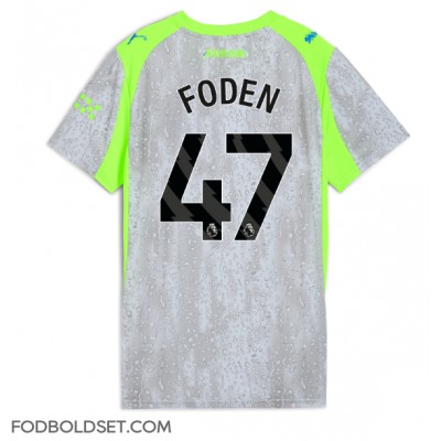Manchester City Phil Foden #47 Tredjetrøje Dame 2025-26 Kortærmet Manchester City Phil Foden #47 Tredjetrøje Dame 2025-26 Kortærmet